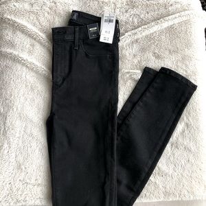 NWT Abercrombie Black High Rise Super Skinny Jeans